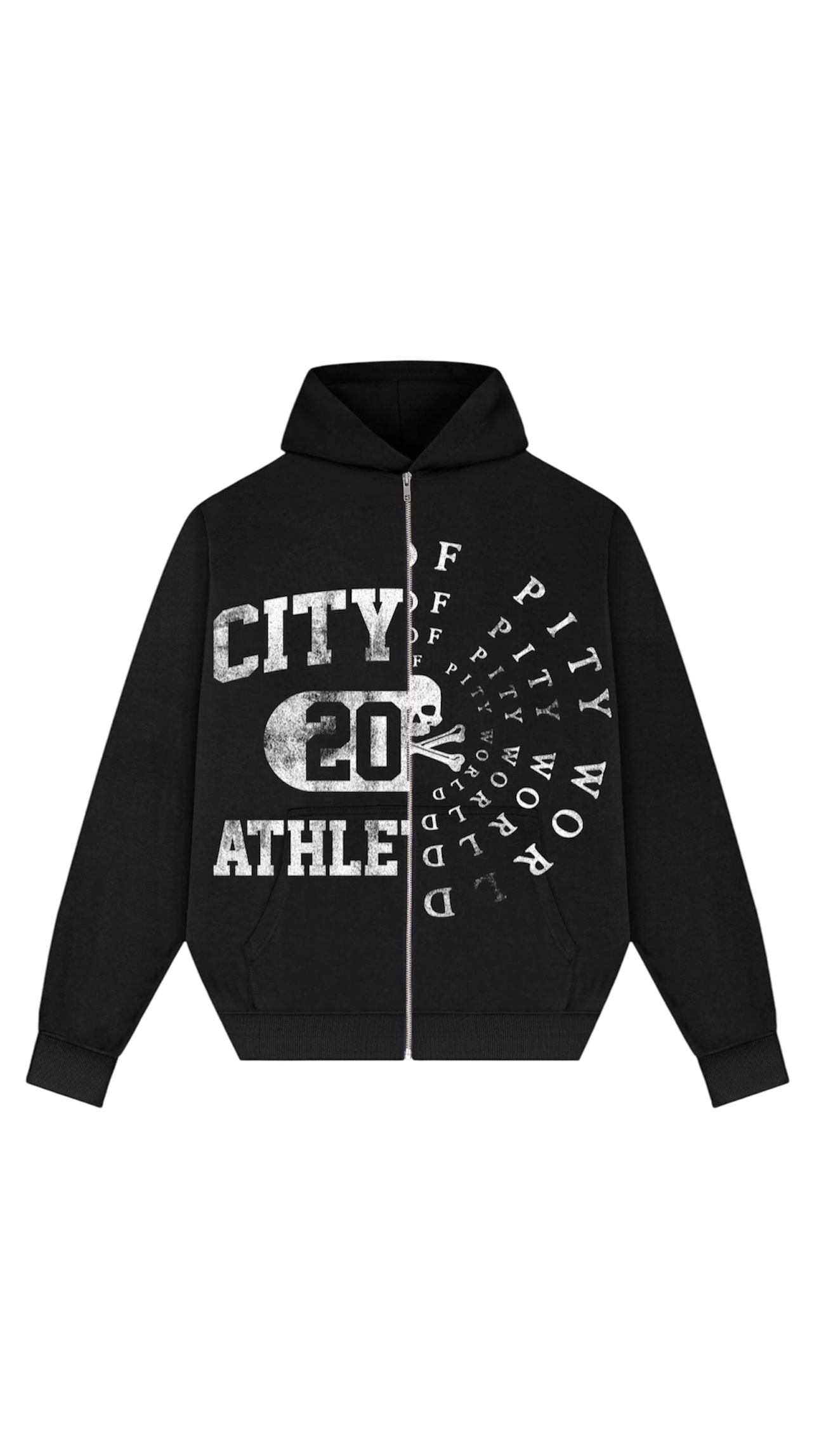 Split decision hoodie