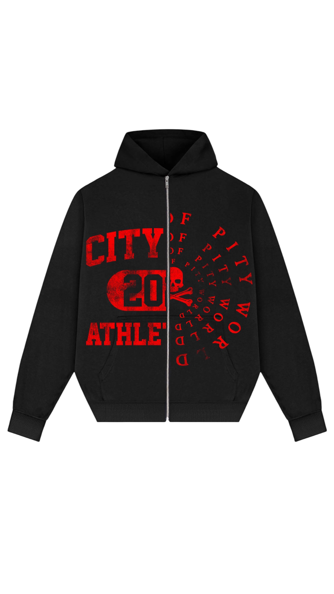 Split decision hoodie